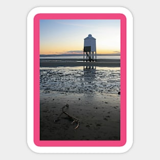 Lighthouse on Legs, Burnham-on-Sea, February 2024 Sticker